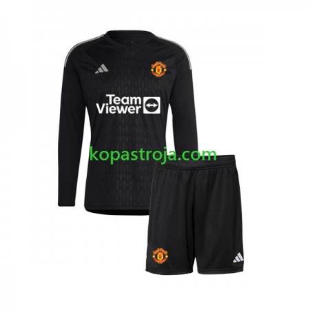 Billiga Fotbollströjor Manchester United Målvakt Barn Tredje tröja 2023/24 Långärmad